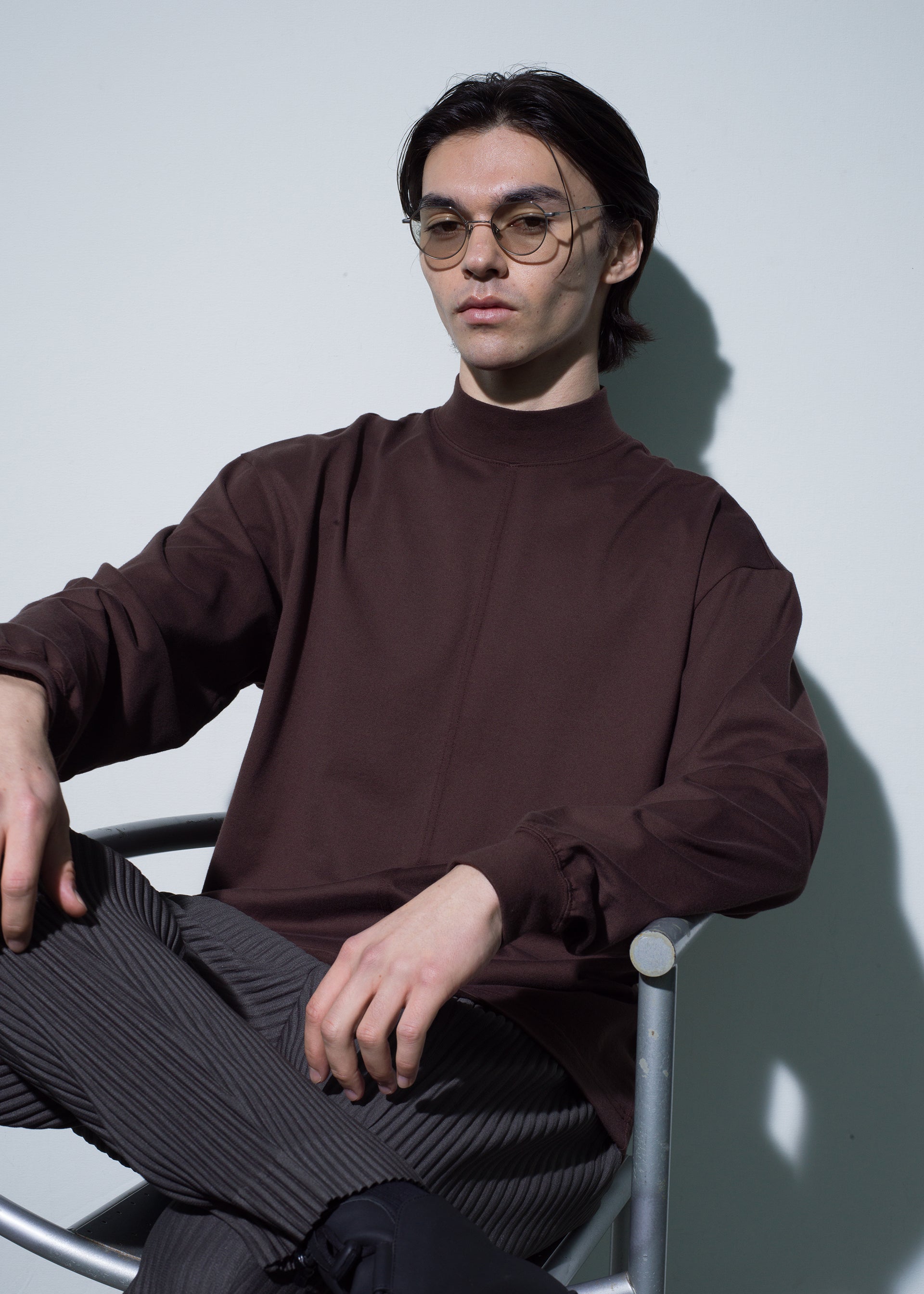 Issey Miyake Eyes Pant IX sluneční brýle stříbrné