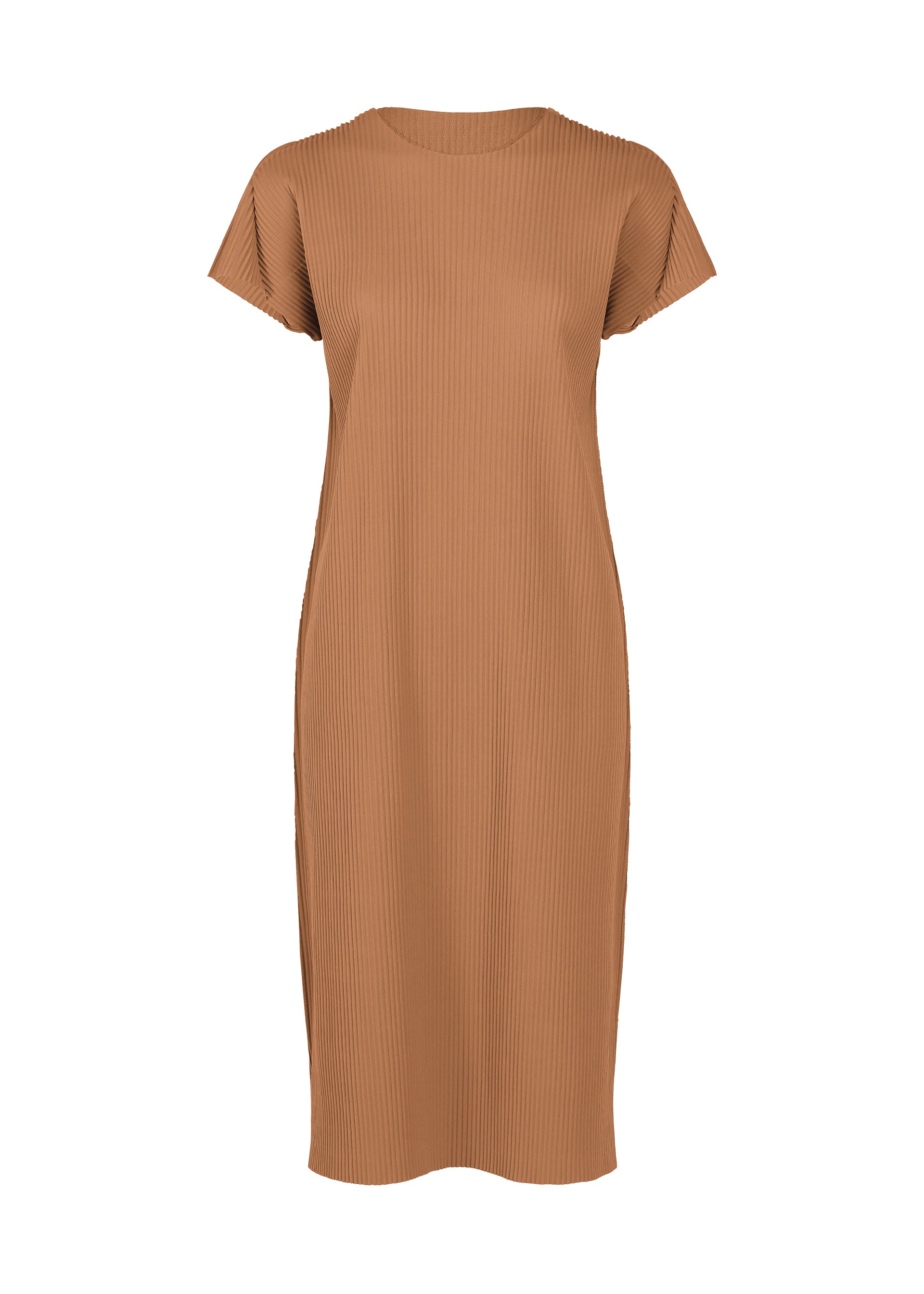 Issey Miyake Fine Knit Pleats šaty šedé úpletové