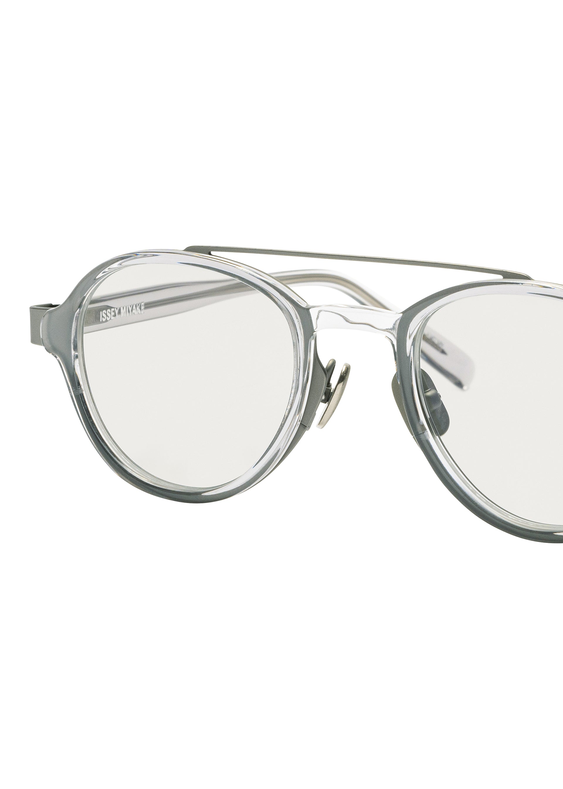 Issey Miyake Eyes Marrow-Teardrop brýle světle šedá