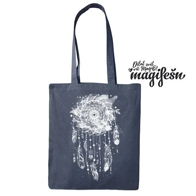 Magifešn Dreamcatcher taška Medium bílá recyklovaná