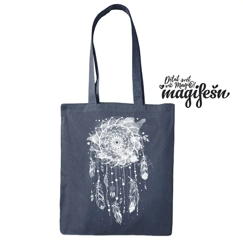 Magifešn Dreamcatcher taška Medium bílá recyklovaná