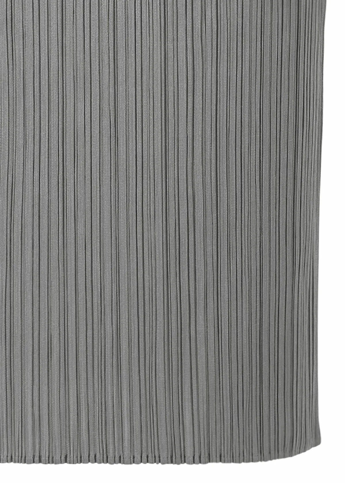 Issey Miyake Basics sukně světle šedá plisovaná