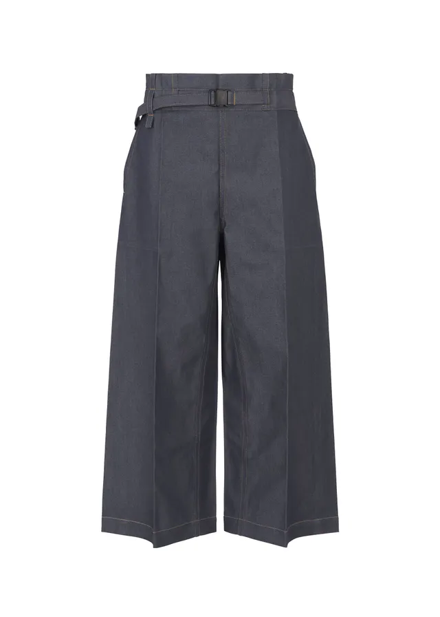 Issey Miyake Flat Denim kalhoty široké indigo