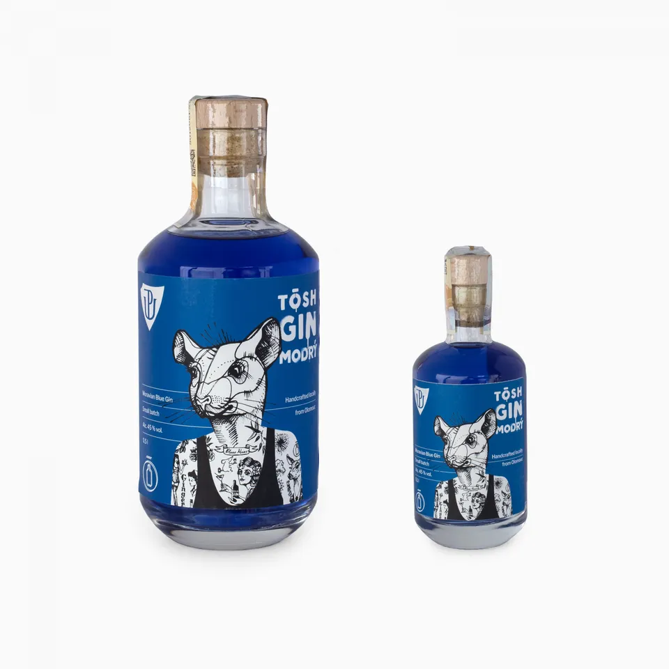 UP UPoint gin modrý dárkový