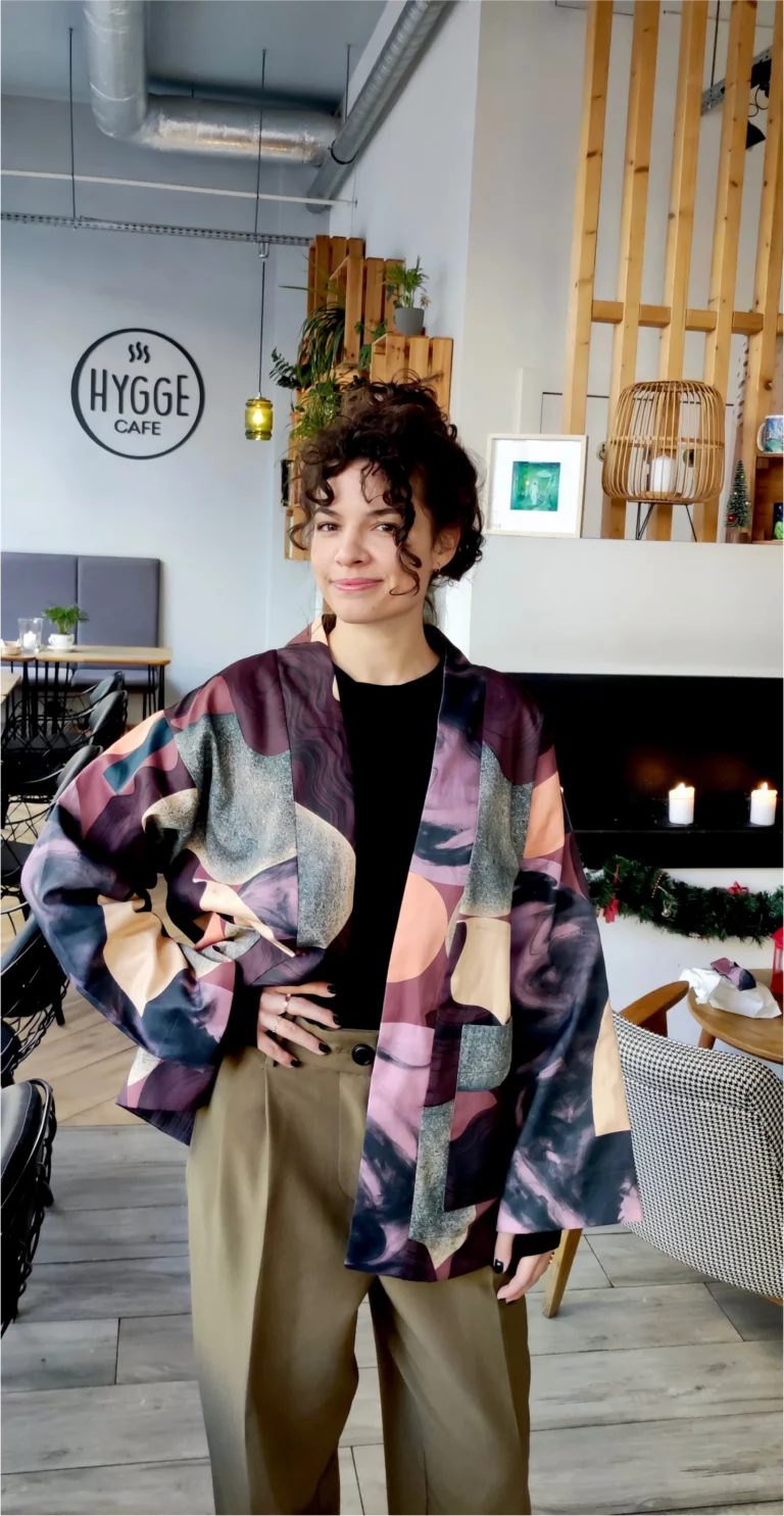 Aurelia & Zwei Frauen Aspen kimono vintage bavlněné