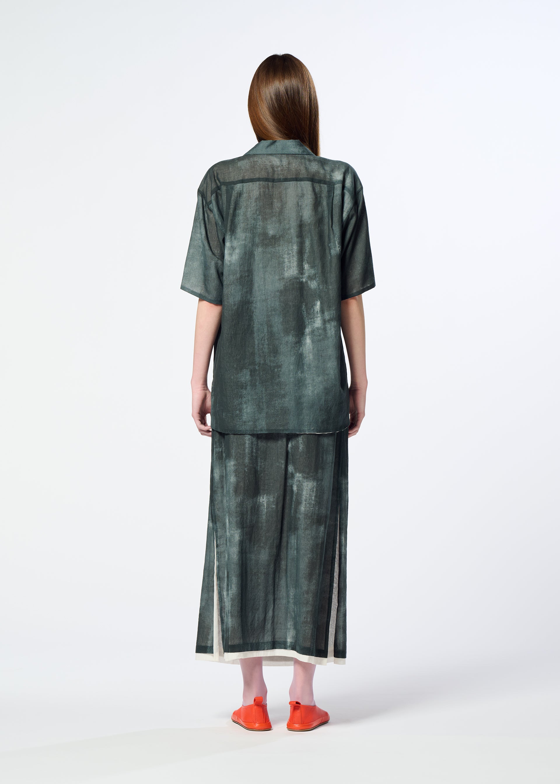 Issey Miyake HaaT Wall White Hem košile gray vel. 2