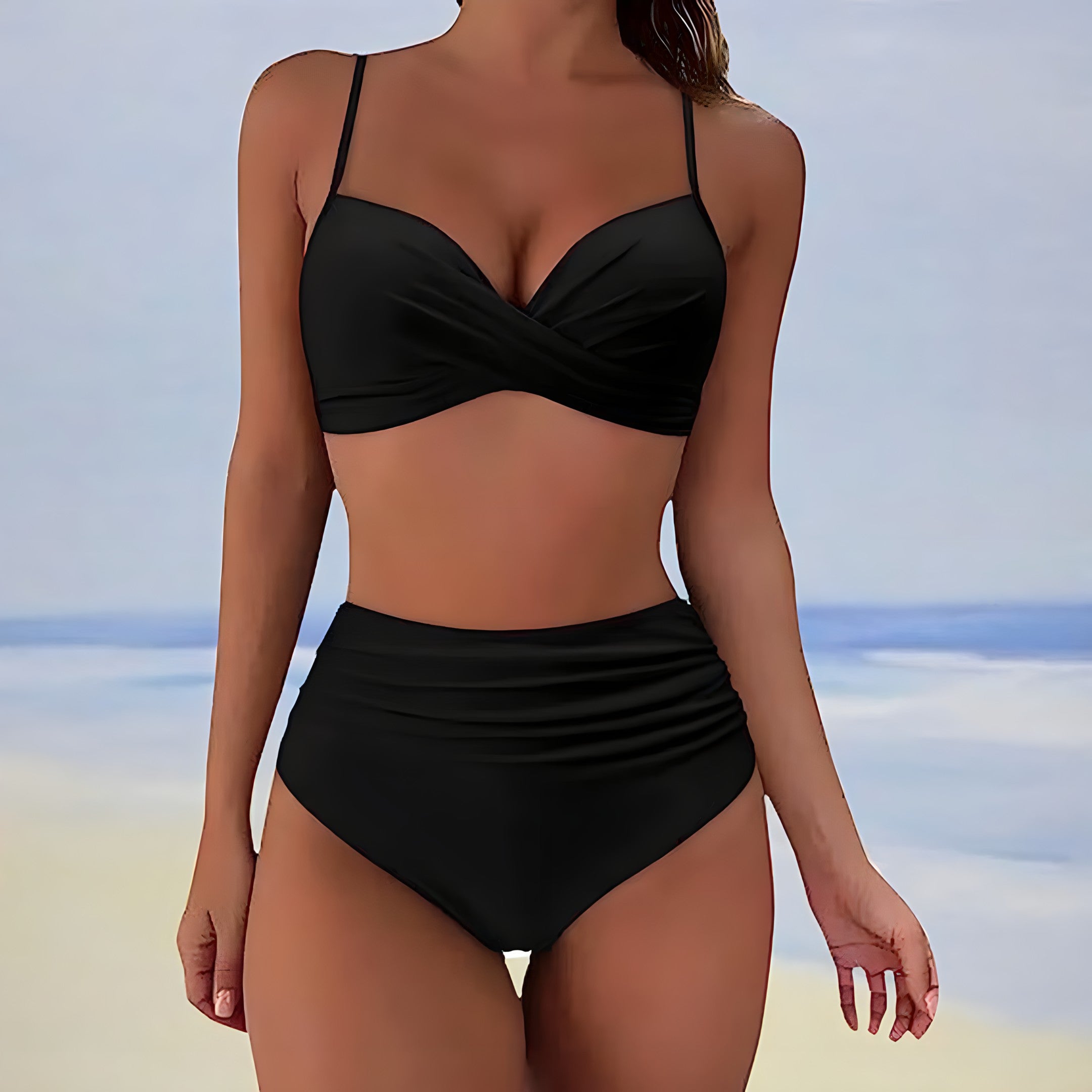 Norielle push-up bikiny high-waist zelené