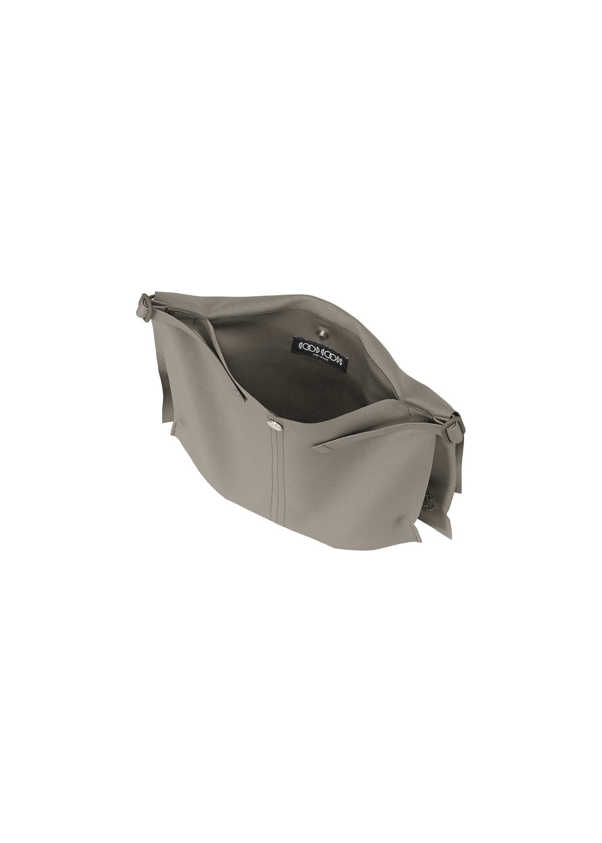 Issey Miyake Good Goods Roll kabelka přes rameno šedá lesklá