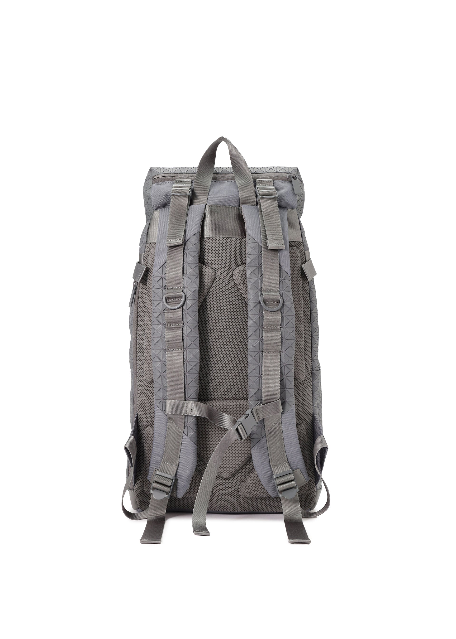Issey Miyake Hiker One-Tone batoh šedý notebook kožený