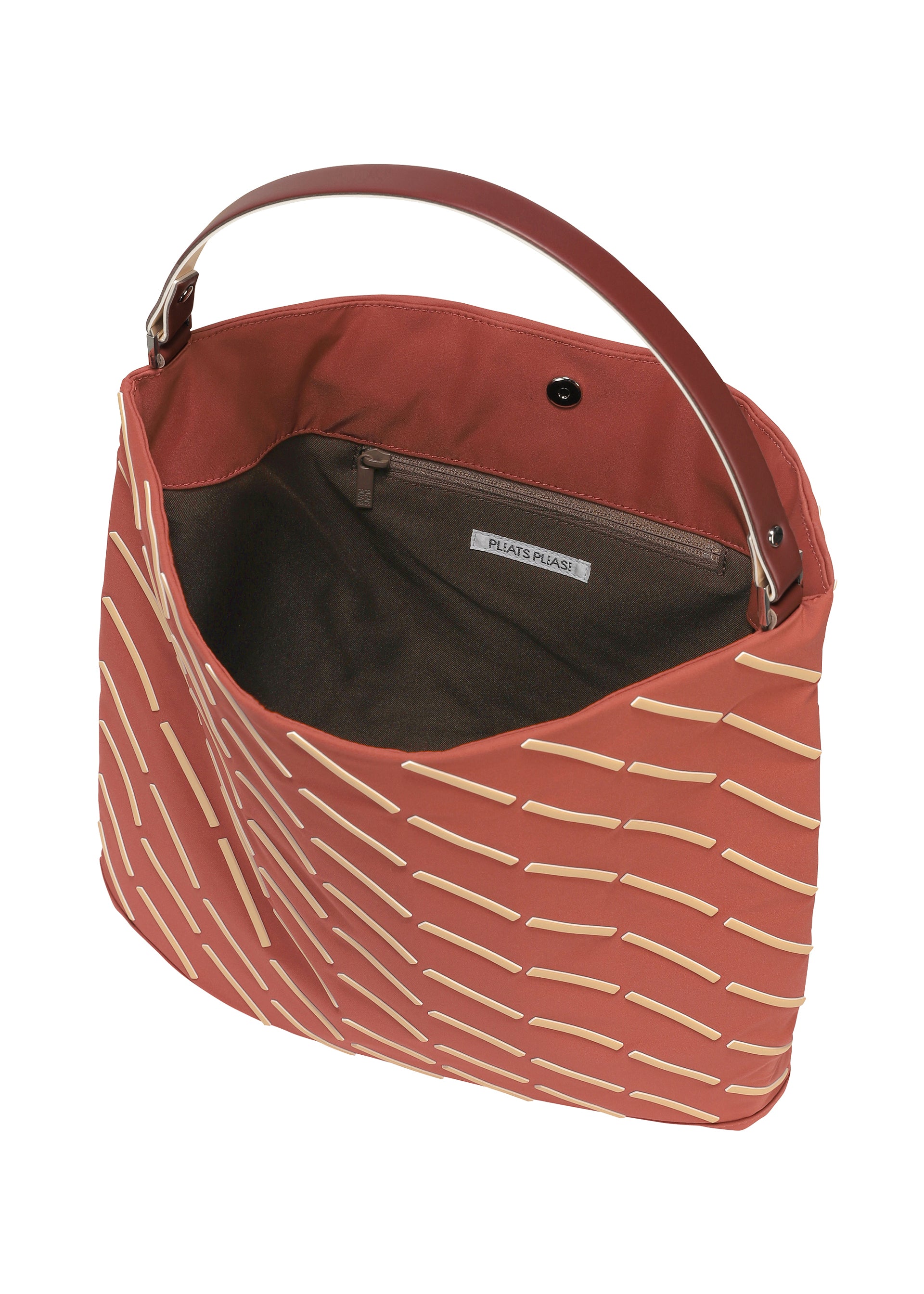 Issey Miyake Line Bag PP64303 kabelka černá vzor linie