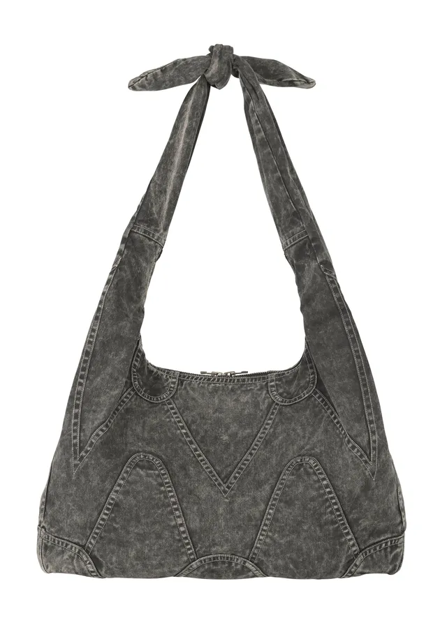 Issey Miyake Elements Bag shoulder kabelka Black bavlna
