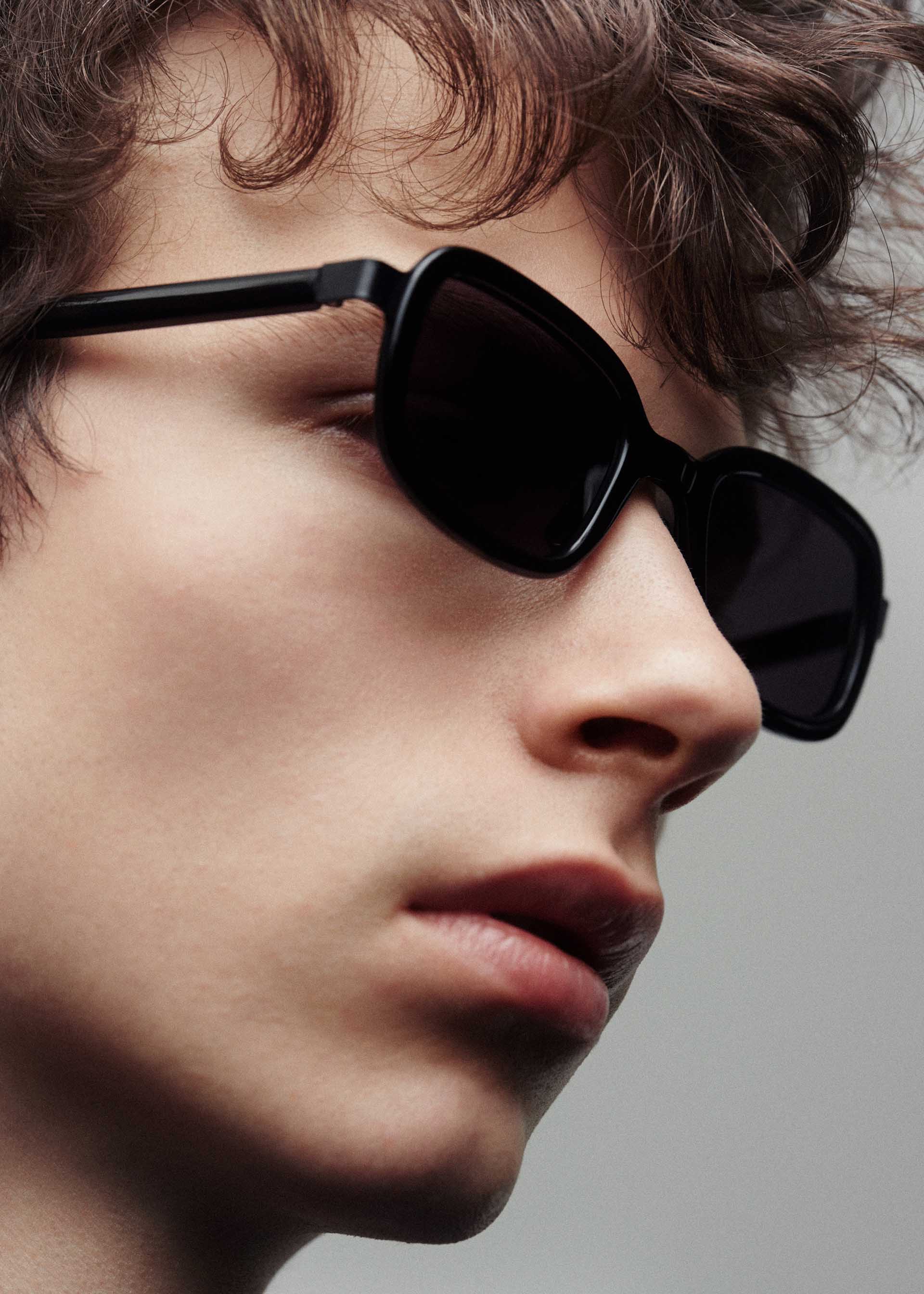 Issey Miyake Eyes Marrow-Square sluneční brýle černé