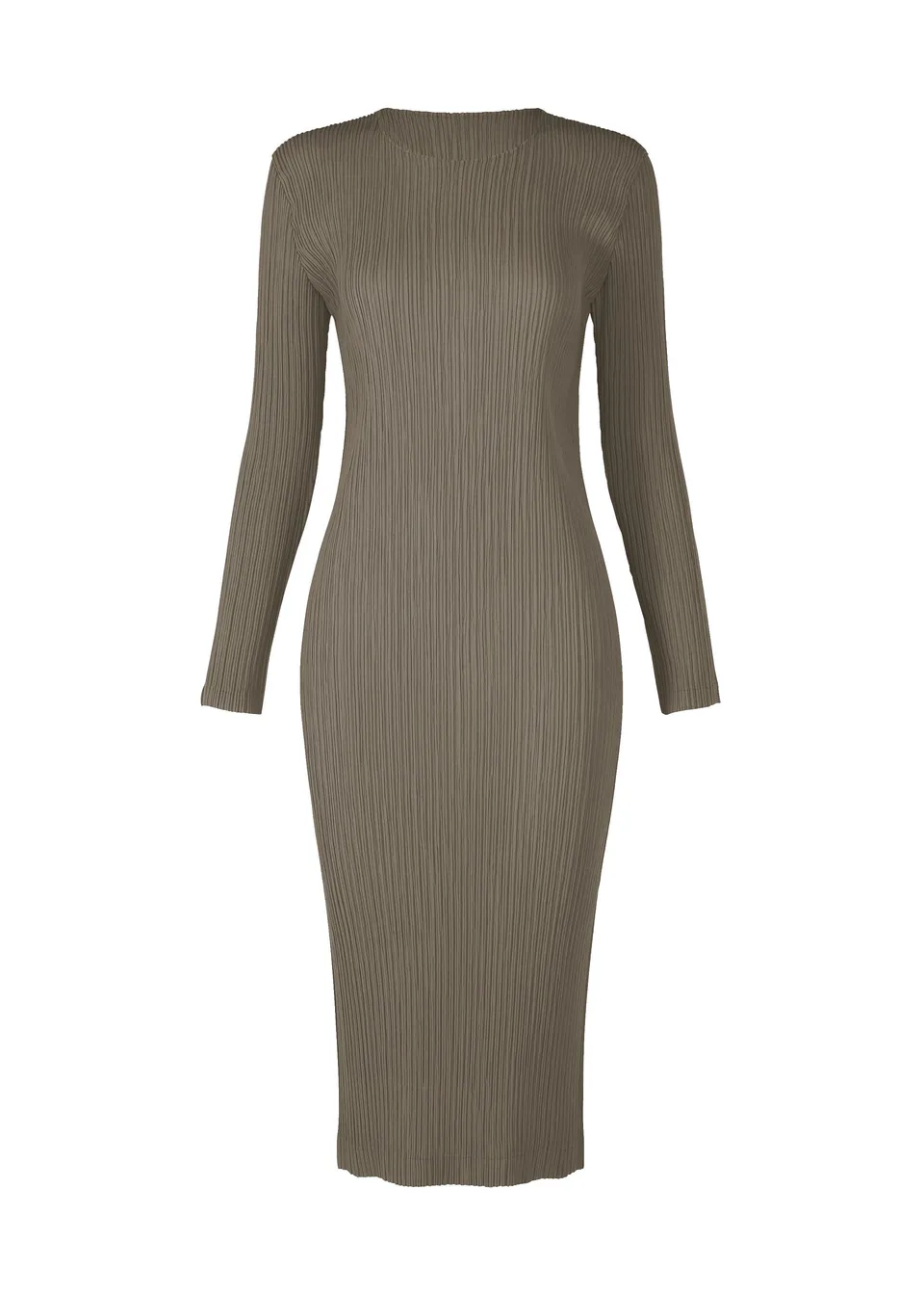 Issey Miyake Hatching Pleats šaty šedé vel. 1 plisé
