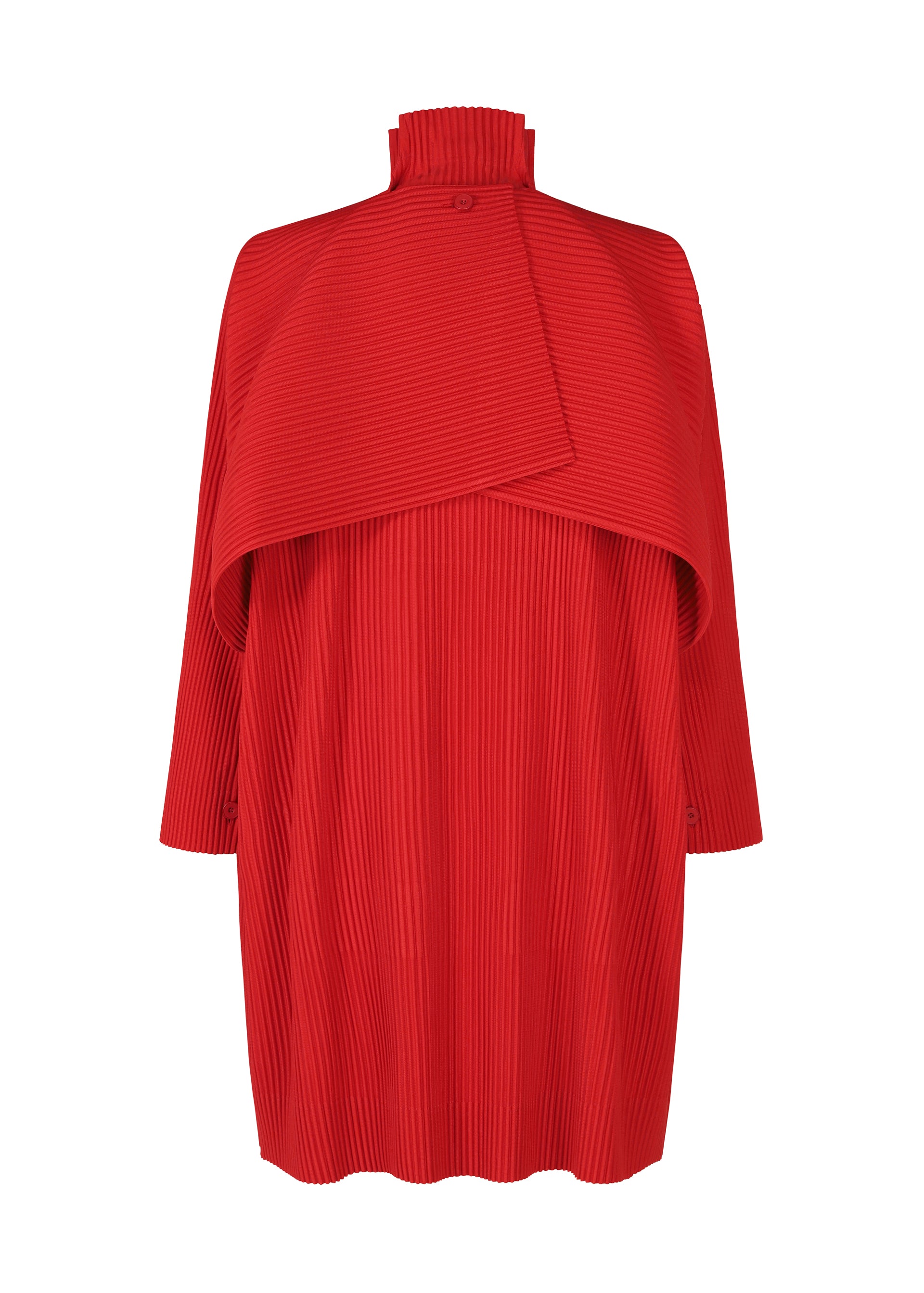 Issey Miyake Cover Fold kabát černý 3