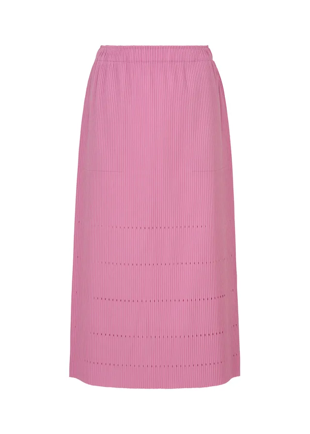 Issey Miyake Fine Knit Pleats Bottom 1 sukně růžová