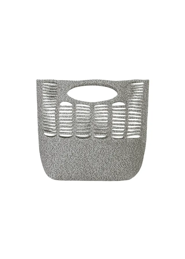 Issey Miyake Mokko Melange Mix taška šedá pletená