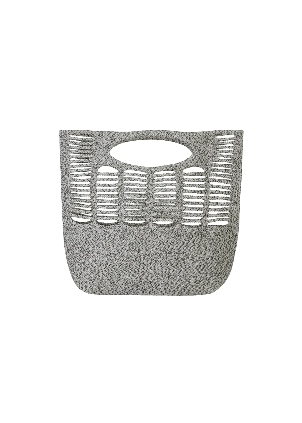 Issey Miyake Mokko Melange Mix taška šedá pletená