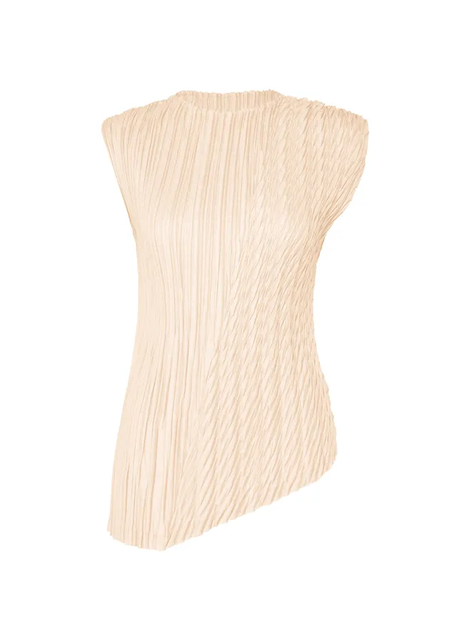 Issey Miyake Unfurling Pleats top Off-White
