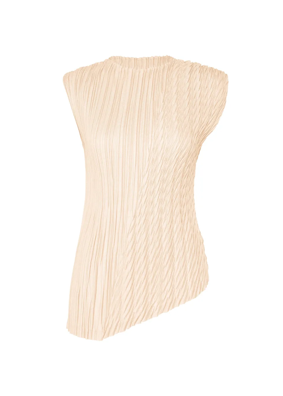 Issey Miyake Unfurling Pleats top Off-White