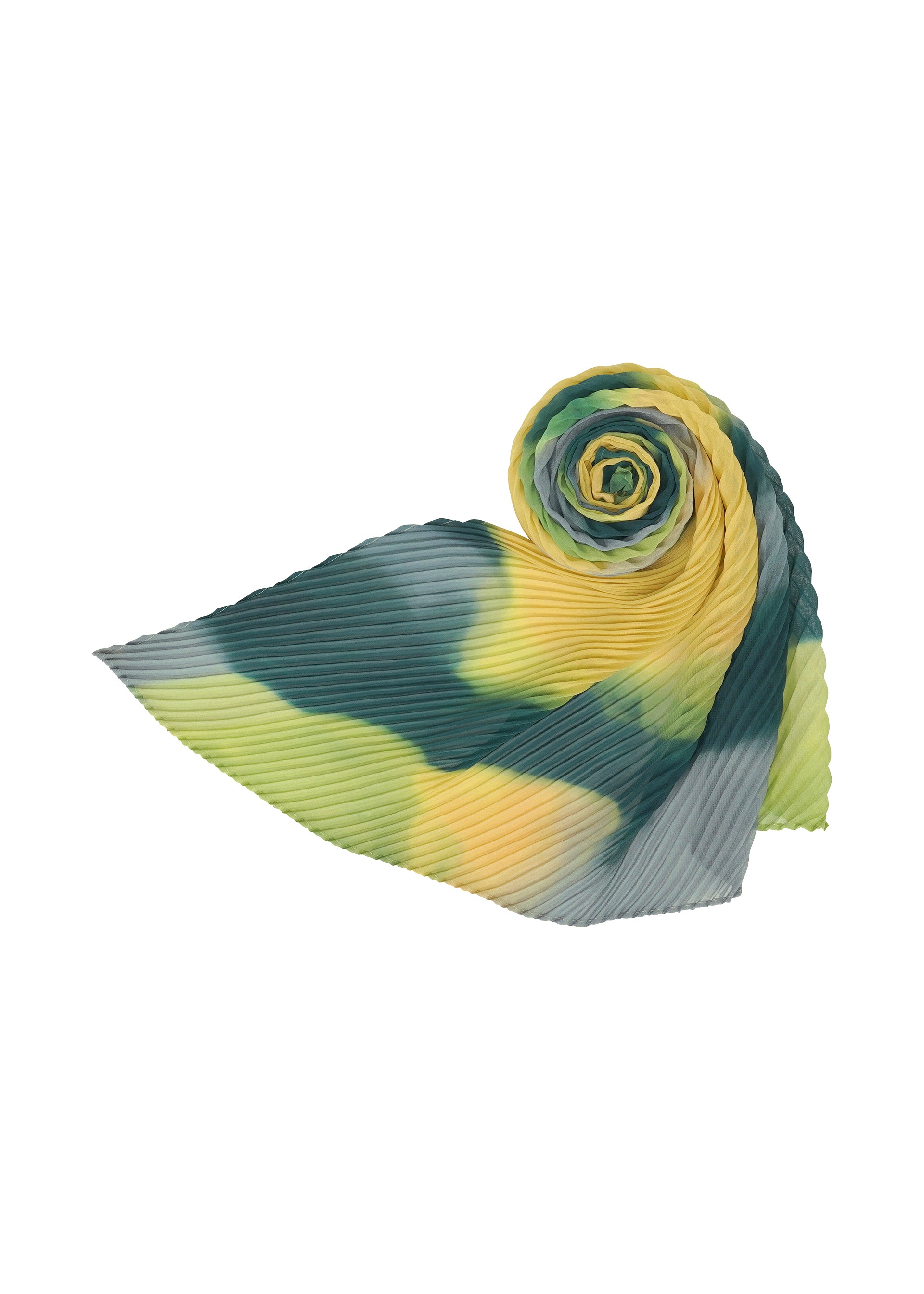Issey Miyake Homme Plissé Dawn šála šedá přechodová