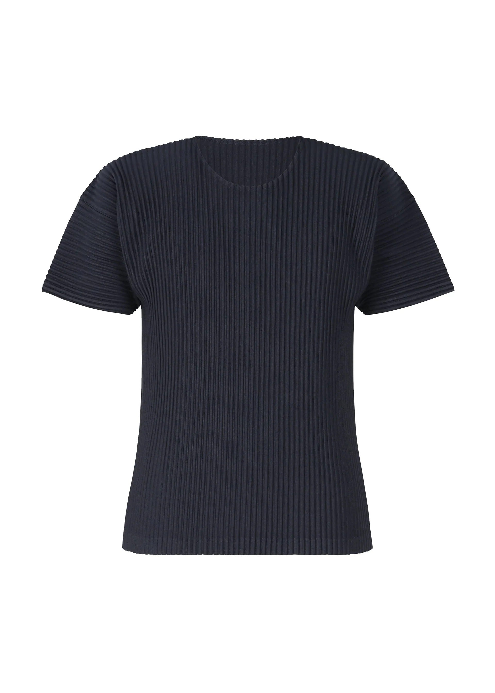 Issey Miyake Basics tričko světle šedá polyesterové kulatý výstřih