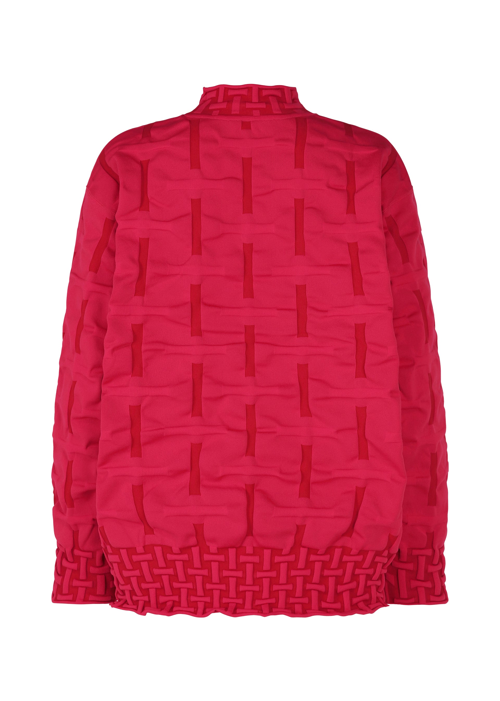 Issey Miyake Type-K 007 AT53487 pletený top s 3D strukturou