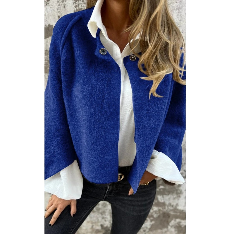 Norielle krátký pletený cardigan kaki na knoflíky