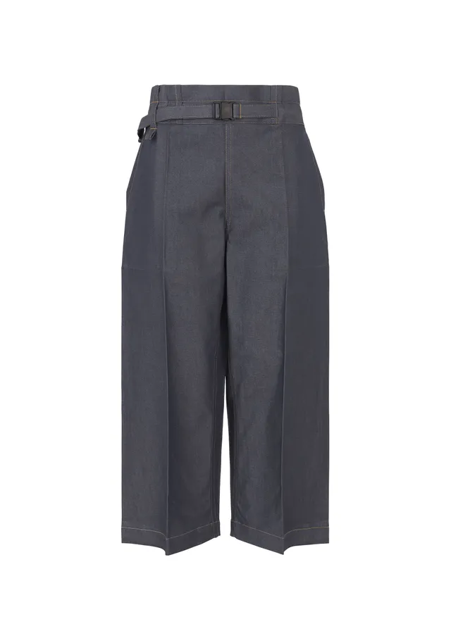 Issey Miyake Flat Denim široké kalhoty Indigo