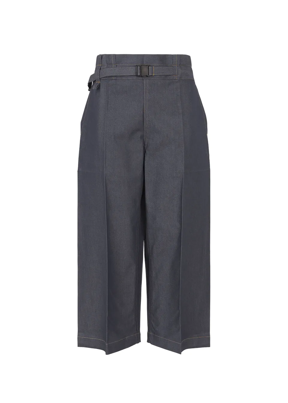 Issey Miyake Flat Denim široké kalhoty Indigo