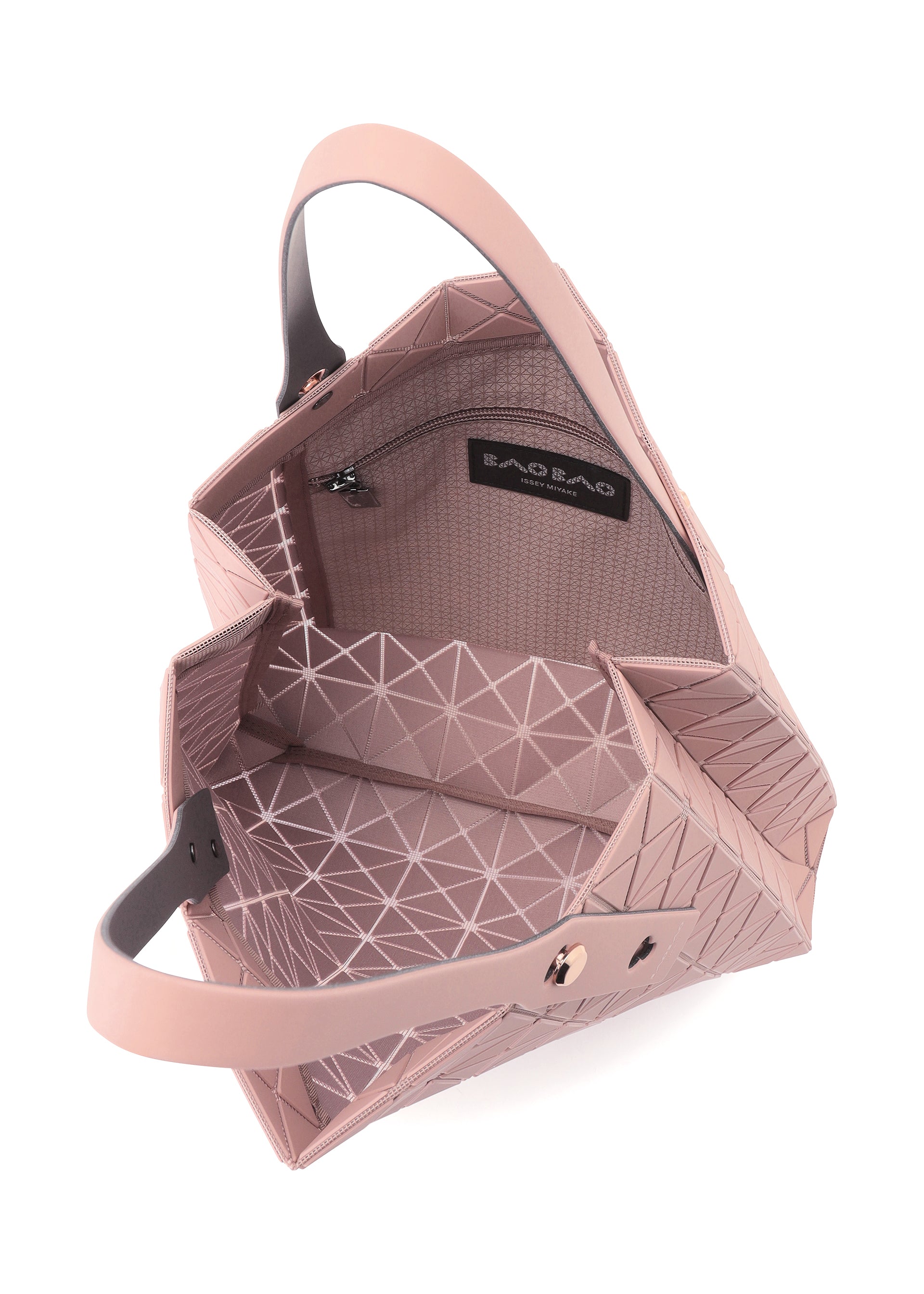 Issey Miyake Prism Plus tote kabelka misty gray skládací