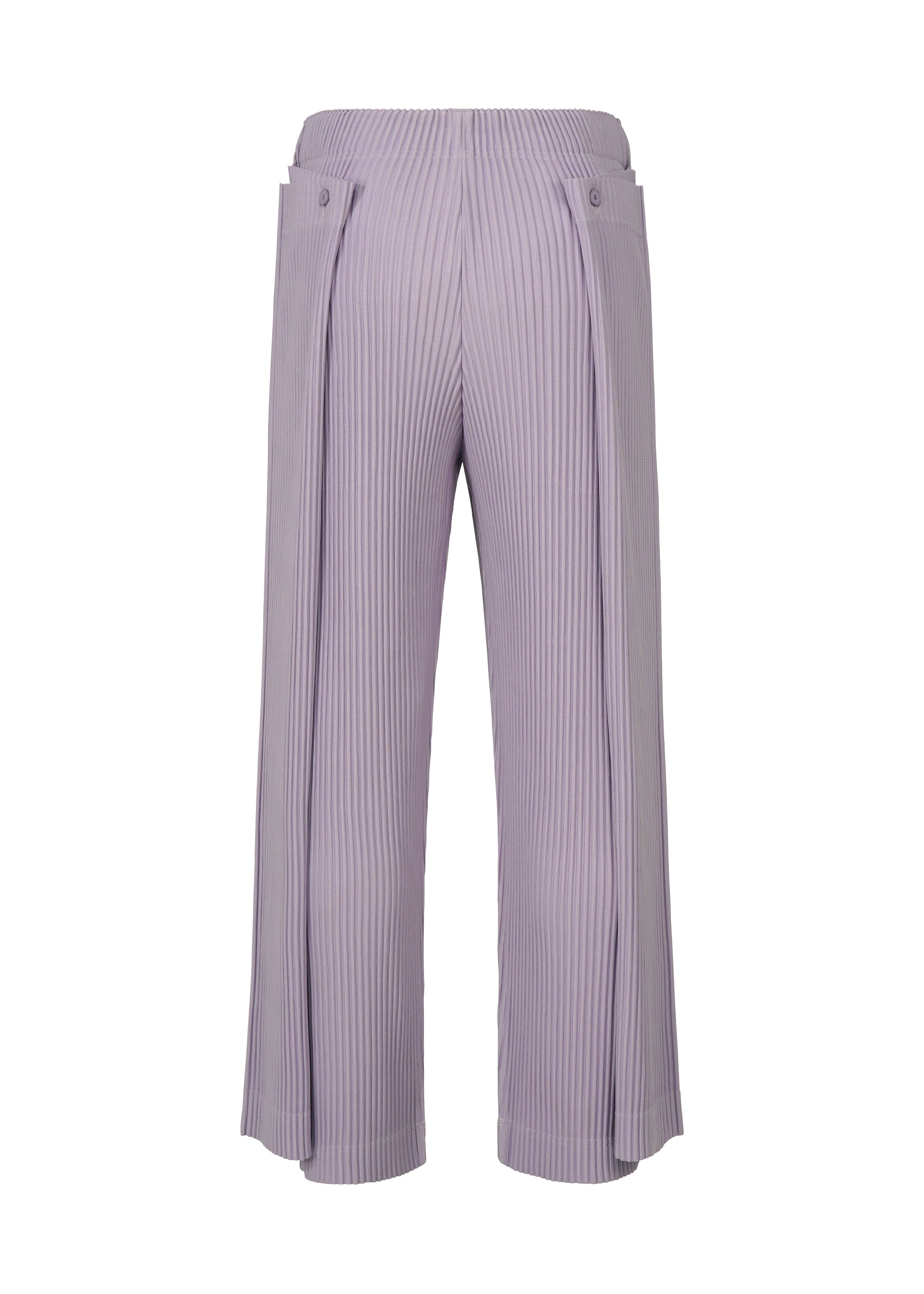 Issey Miyake Motion Blur kalhoty šedé plisované