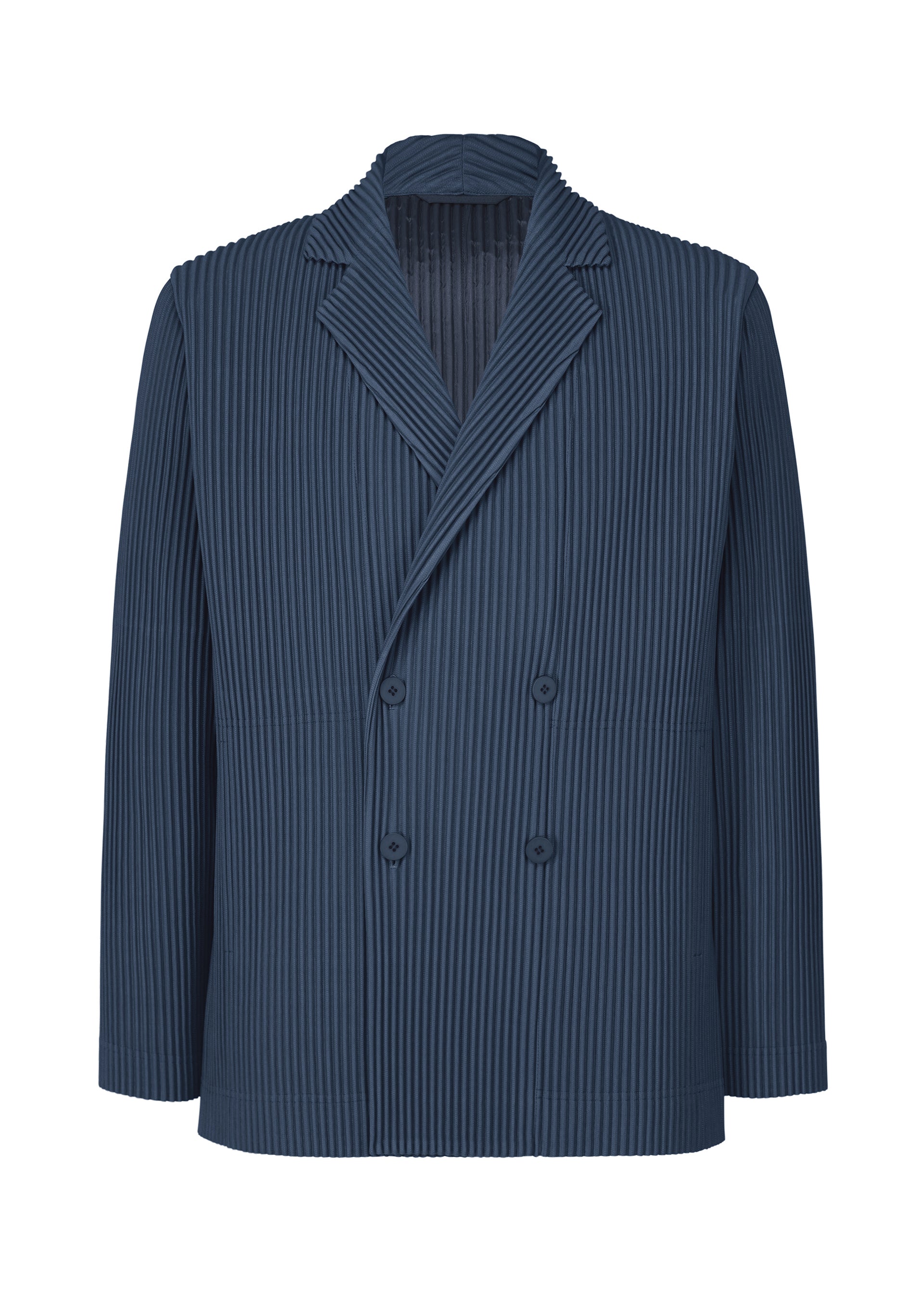 Issey Miyake Tailored Pleats 1 sako černé lehké polyester