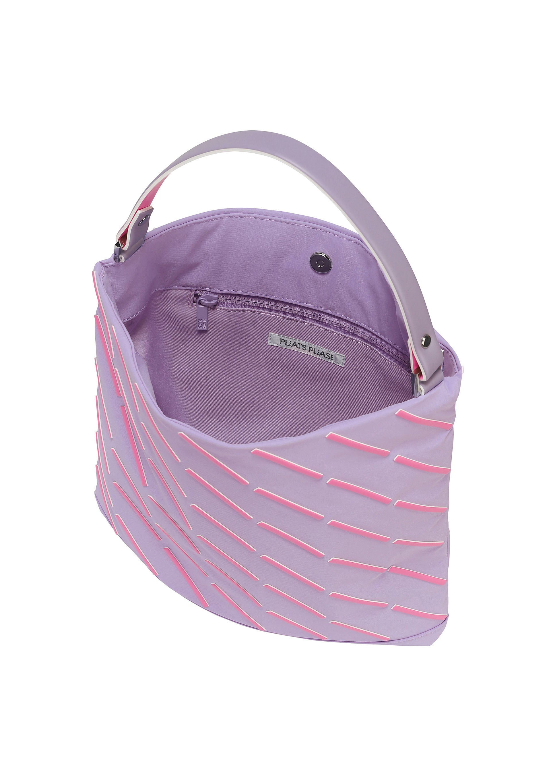Issey Miyake Line Bag kabelka černá pruhovaná lehká
