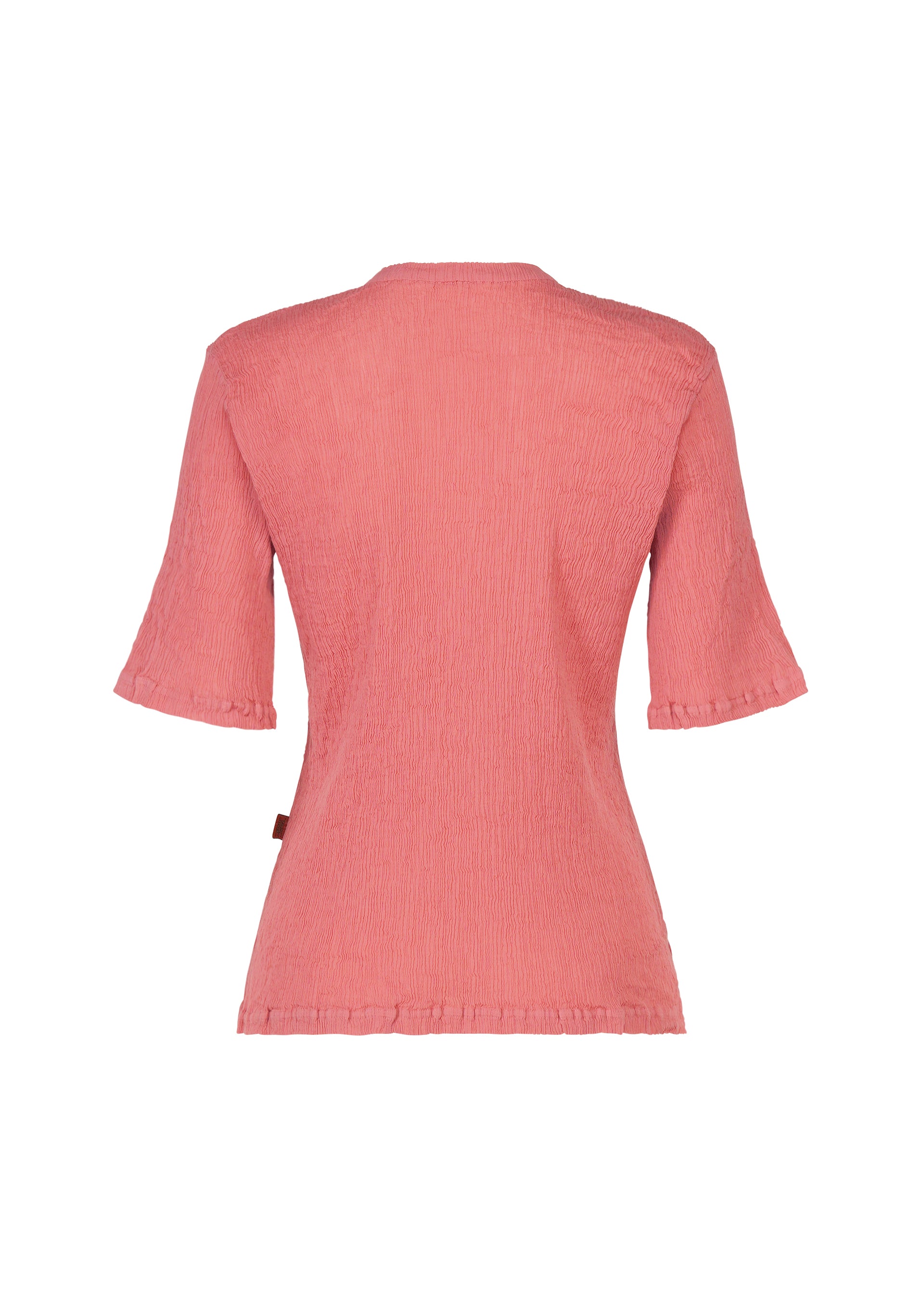 Issey Miyake Kyo Chijimi August top dámský Coral vel. 2 bavlna