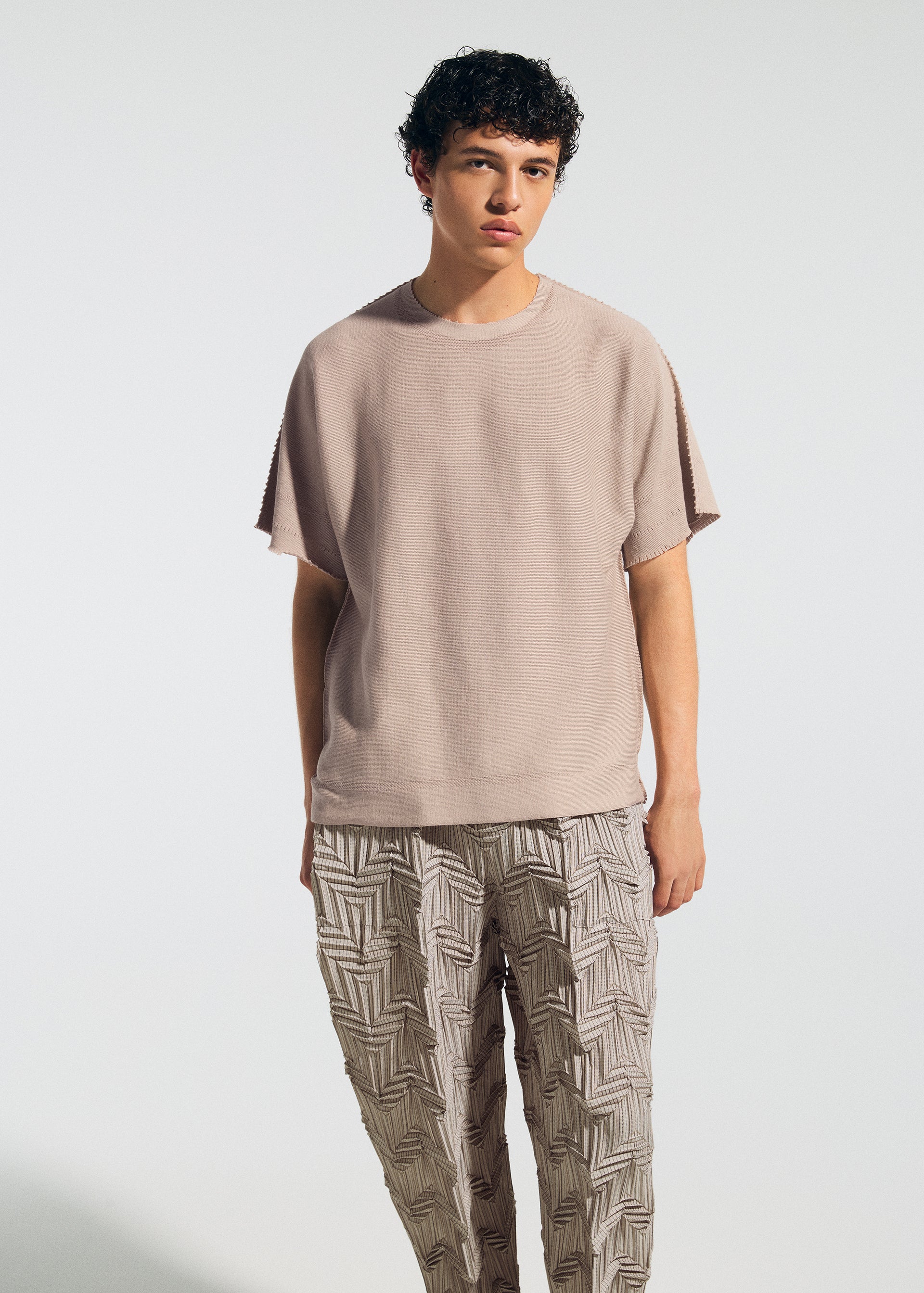 Issey Miyake TYPE-A 001-3 tričko fuchsiové vel. 3