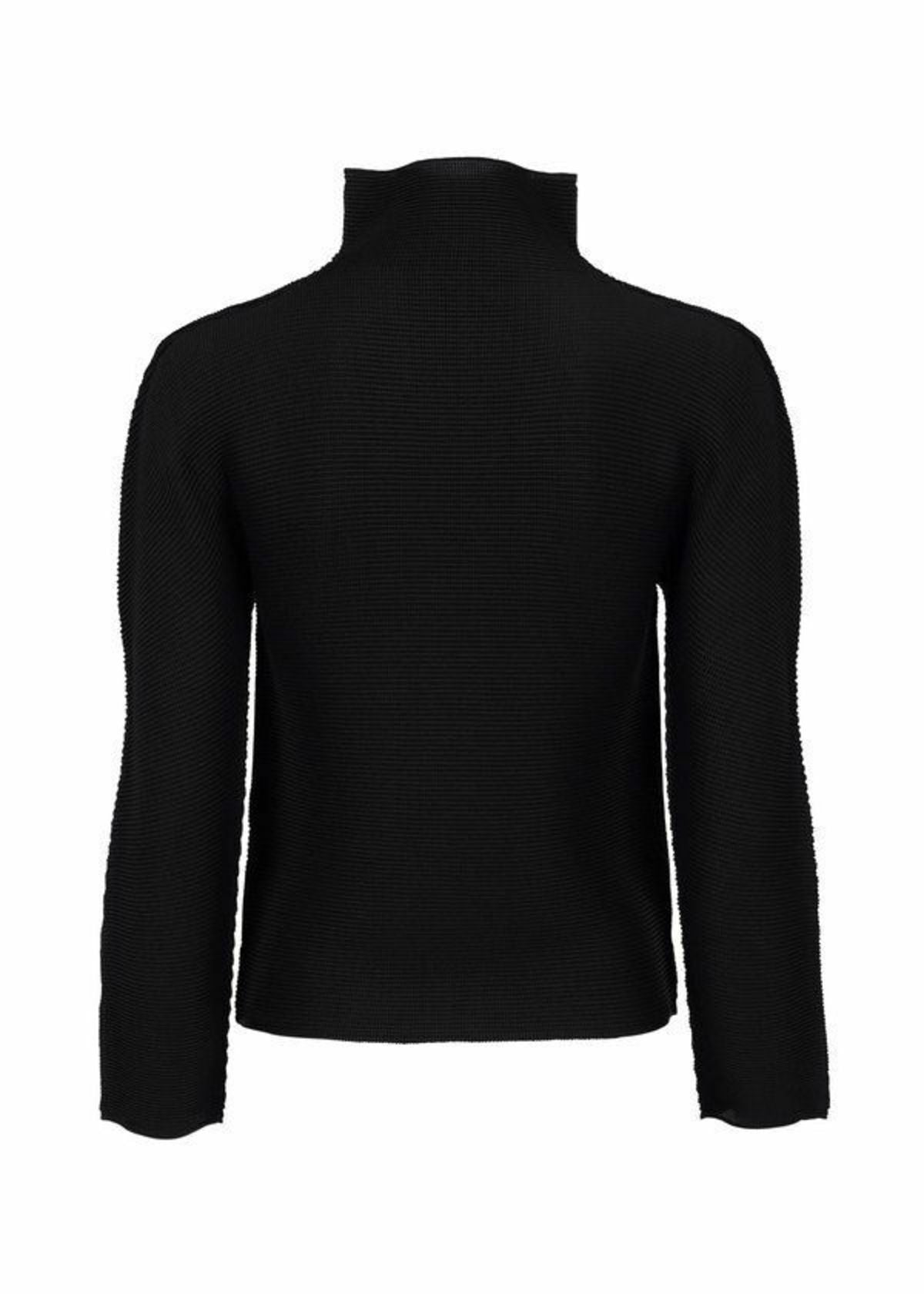 Issey Miyake Stretch Pleats top s rolákem bílý plisovaný