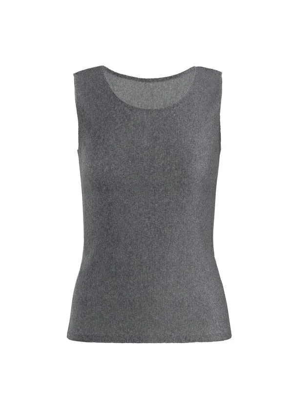 Issey Miyake Mist Basics top světle šedý lehký