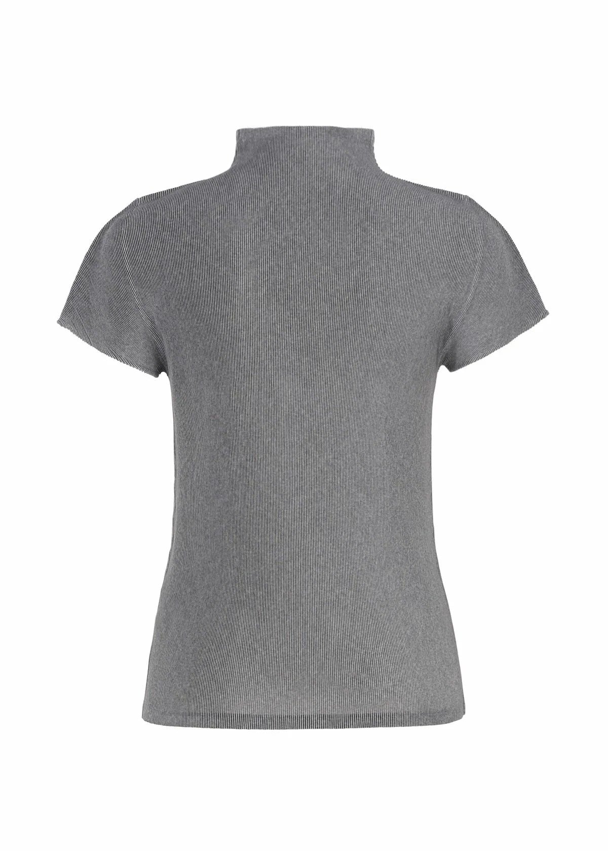 Issey Miyake Mist Basics plisovaný top světle šedý vel. 3