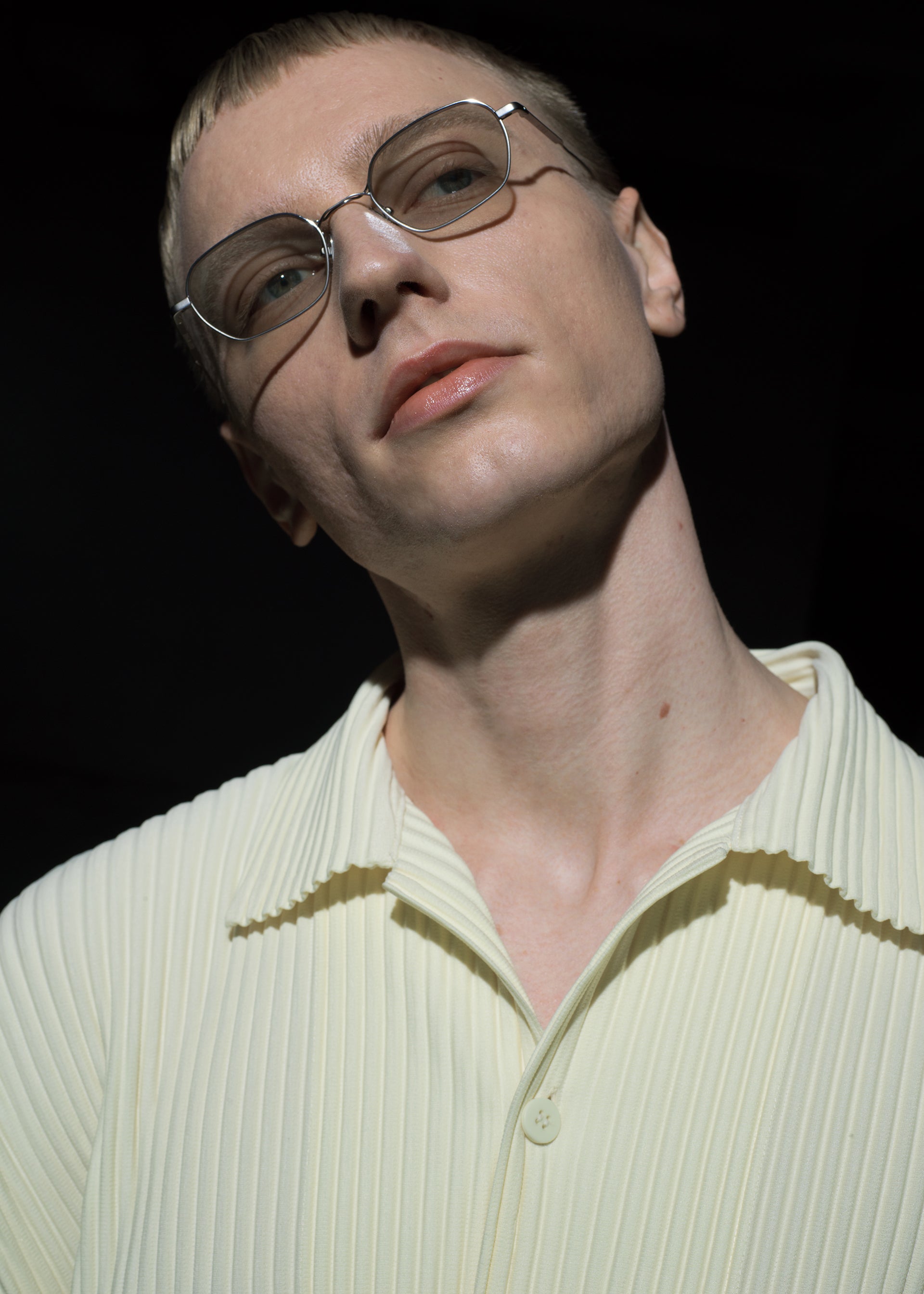 Issey Miyake Hexagon IX sluneční brýle stříbrné