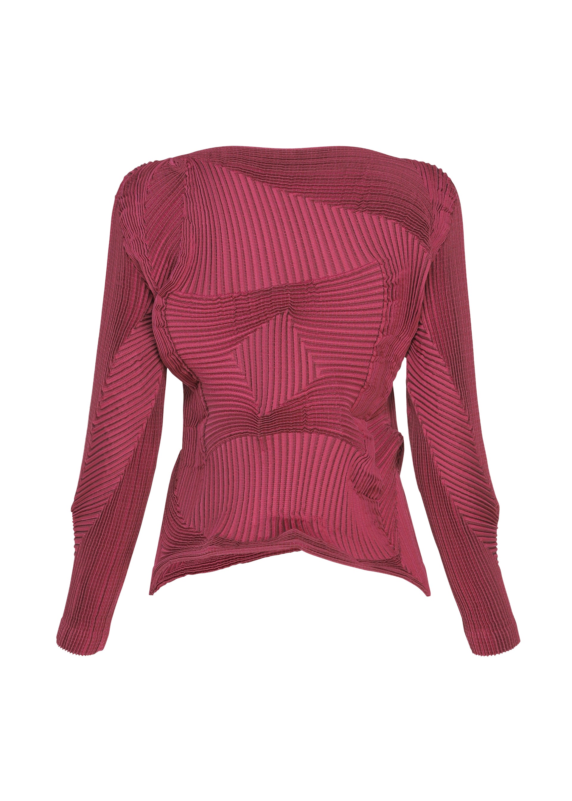Issey Miyake Type-O 003-1 top růžový steam stretch