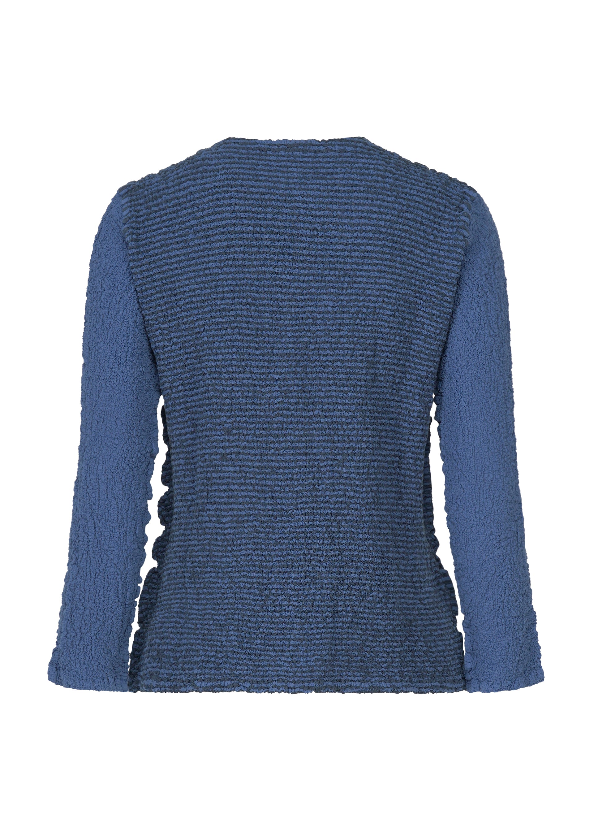 Issey Miyake Stripe Cauliflower cardigan černý proužky