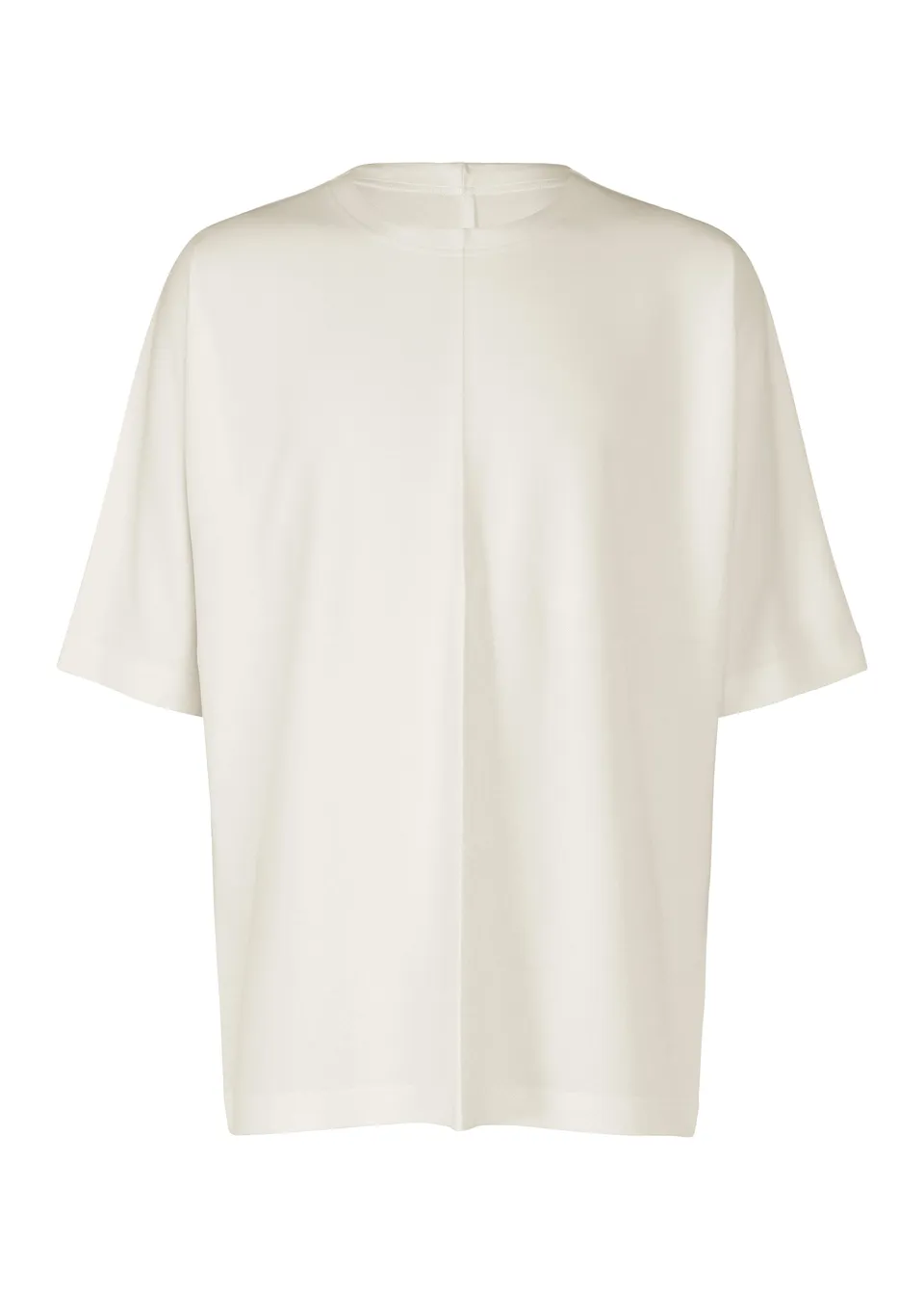Issey Miyake IM Men Flat T tričko bílé skládané jersey