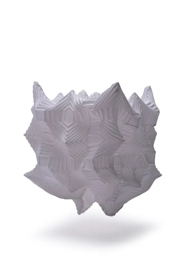 A-POC Able Issey Miyake Type-XIII stínidlo bílé O Series