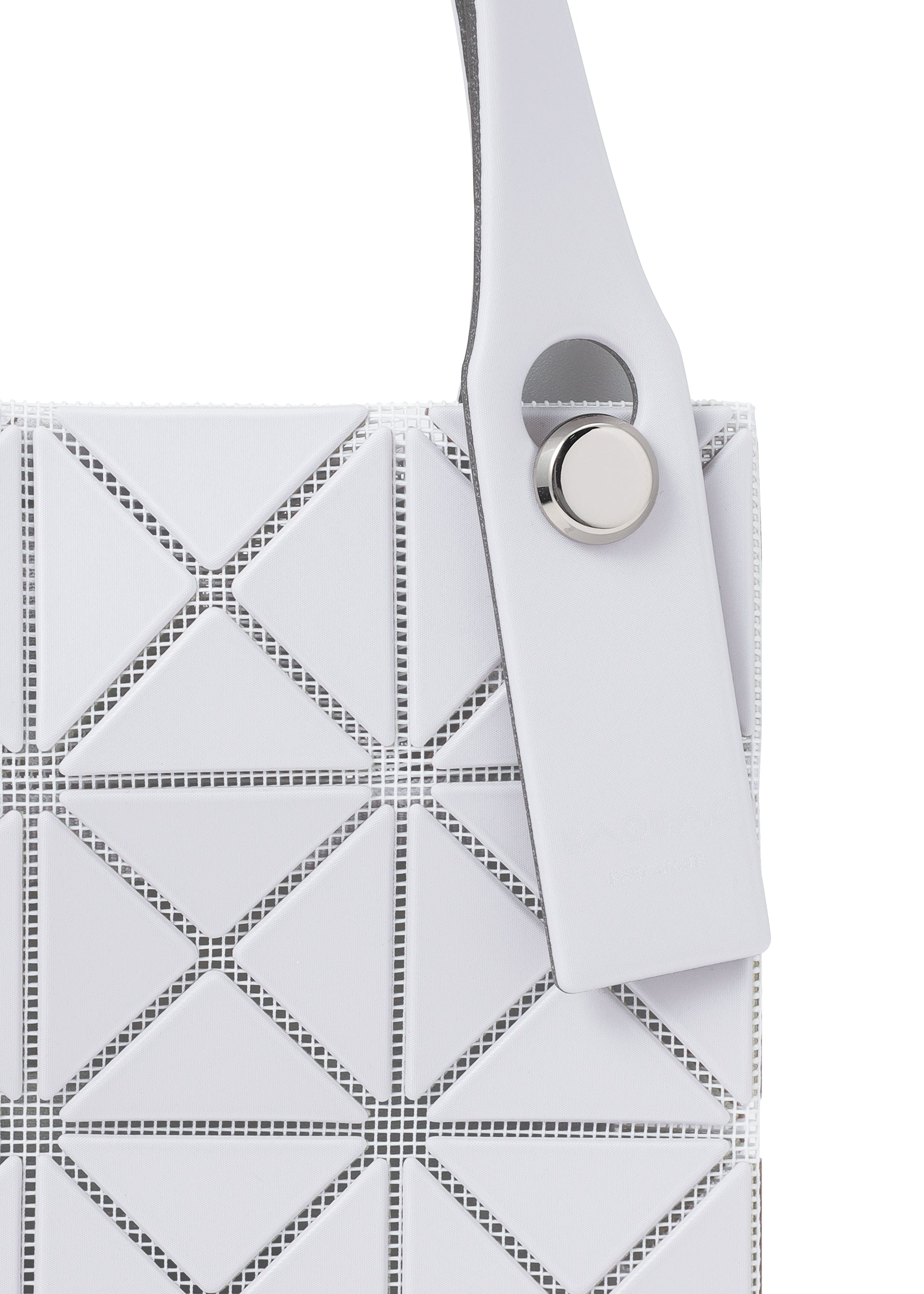 Issey Miyake Prism Plus mini tote šedá sáčková