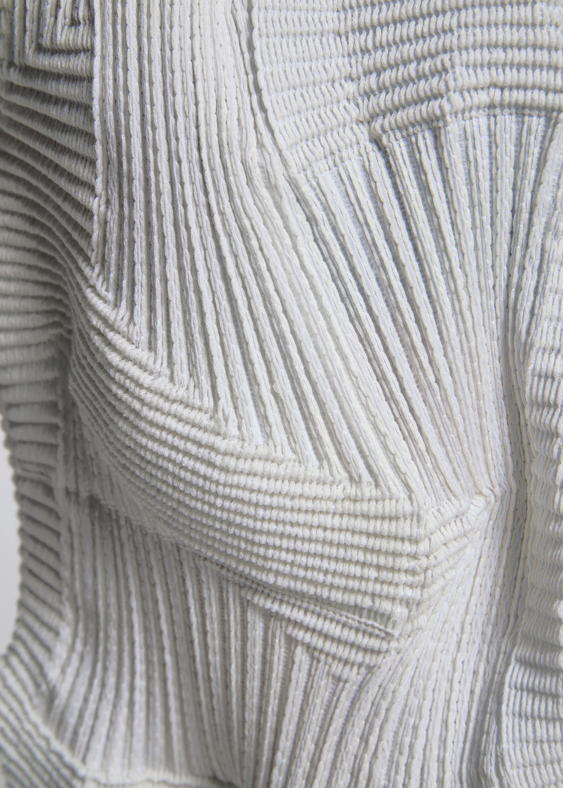 Issey Miyake Type-O 020 kalhoty bílá strečové