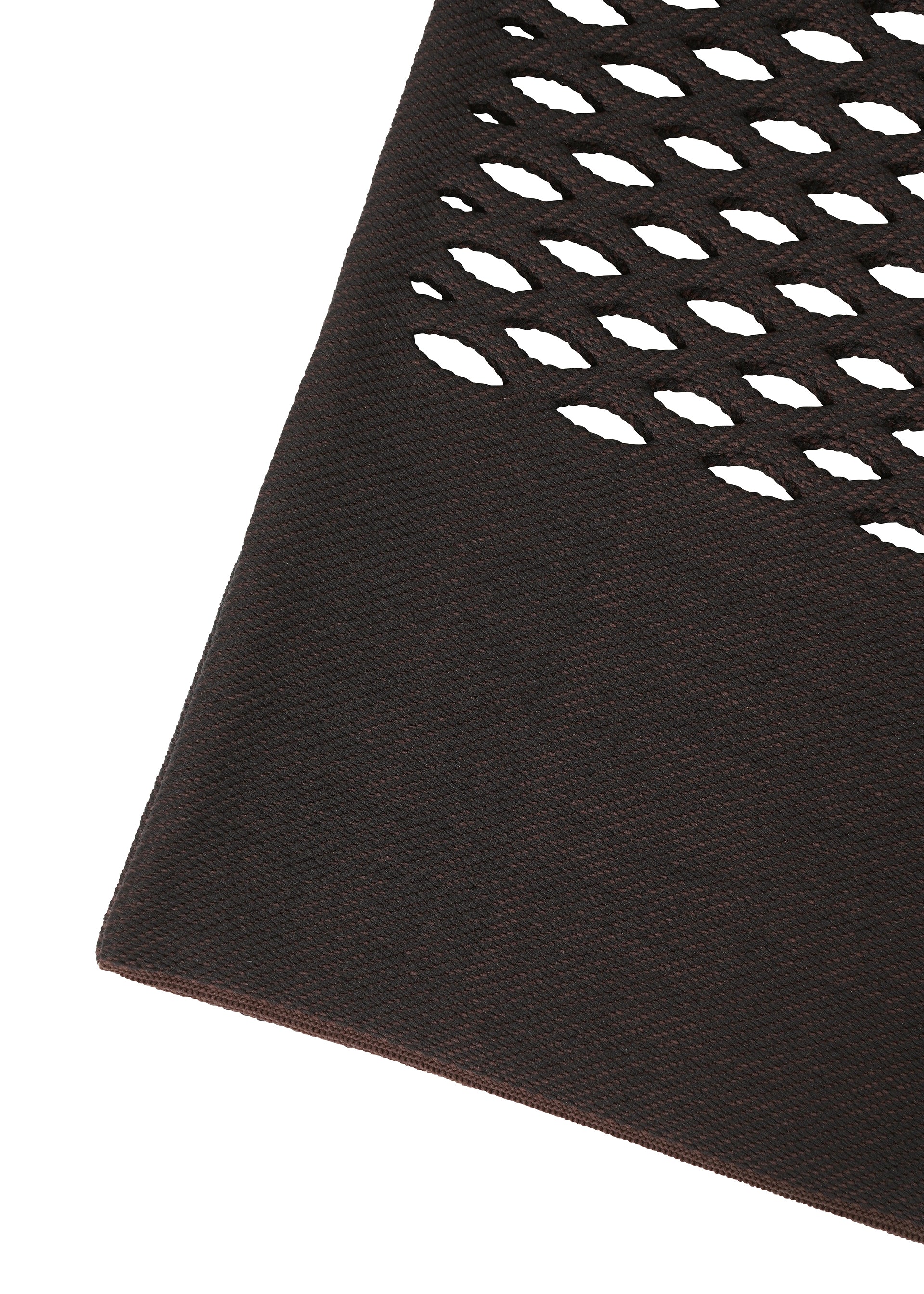 Issey Miyake Mokko Basket tote černá hnědá pletená