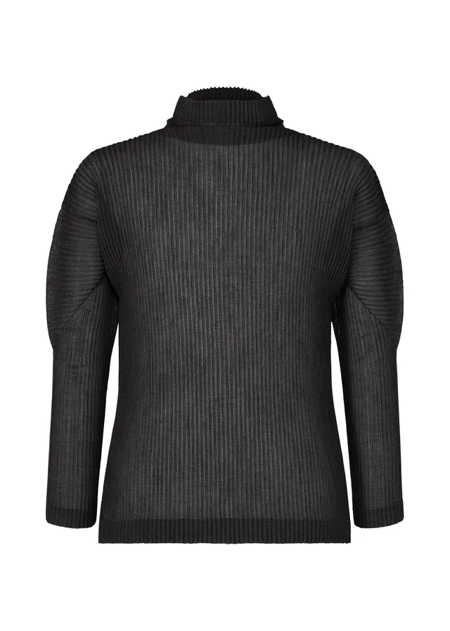 Issey Miyake Rustic Mesh pánský top černý síťovina