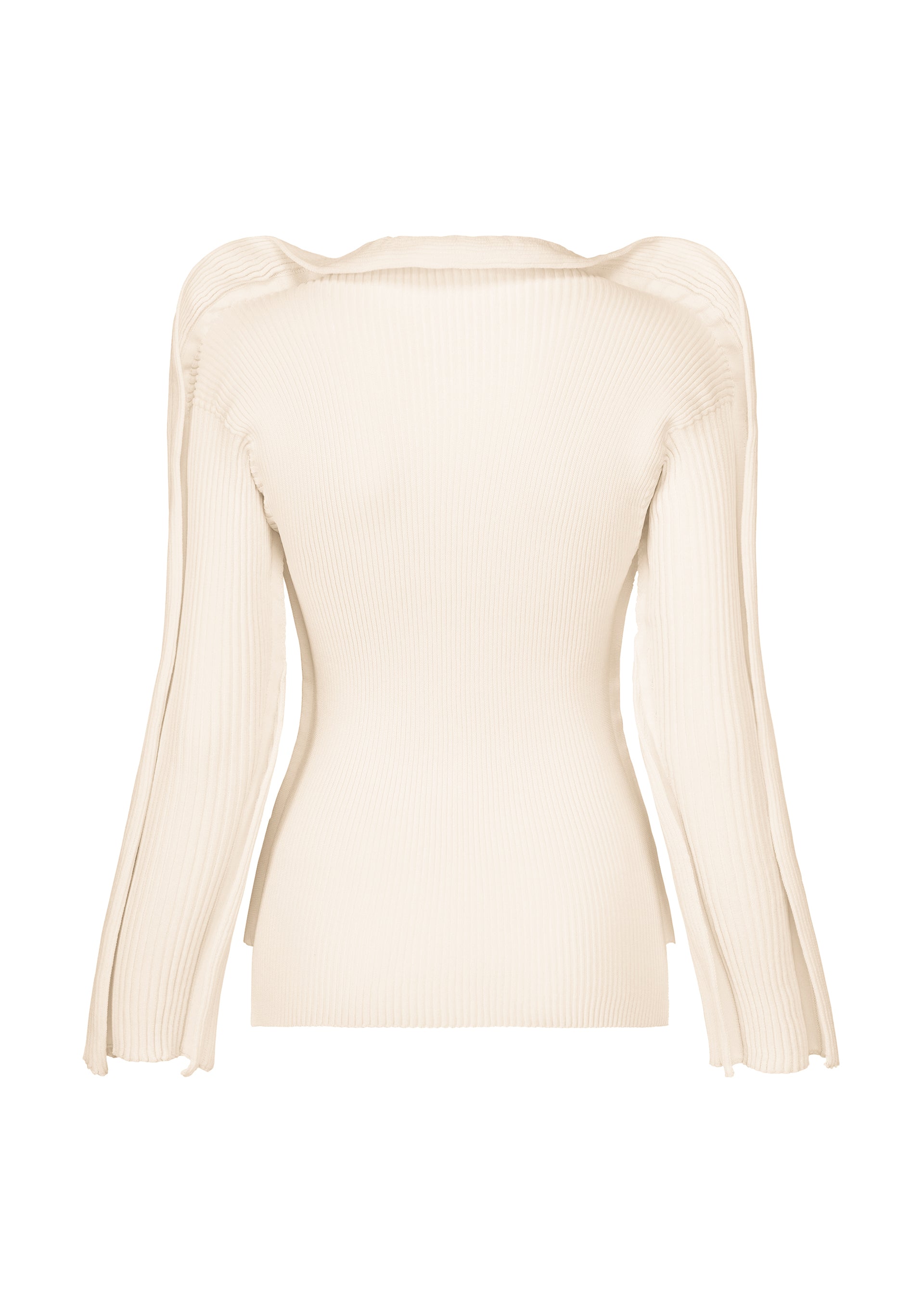 Issey Miyake Prance top ivory lehký úplet vel. 2