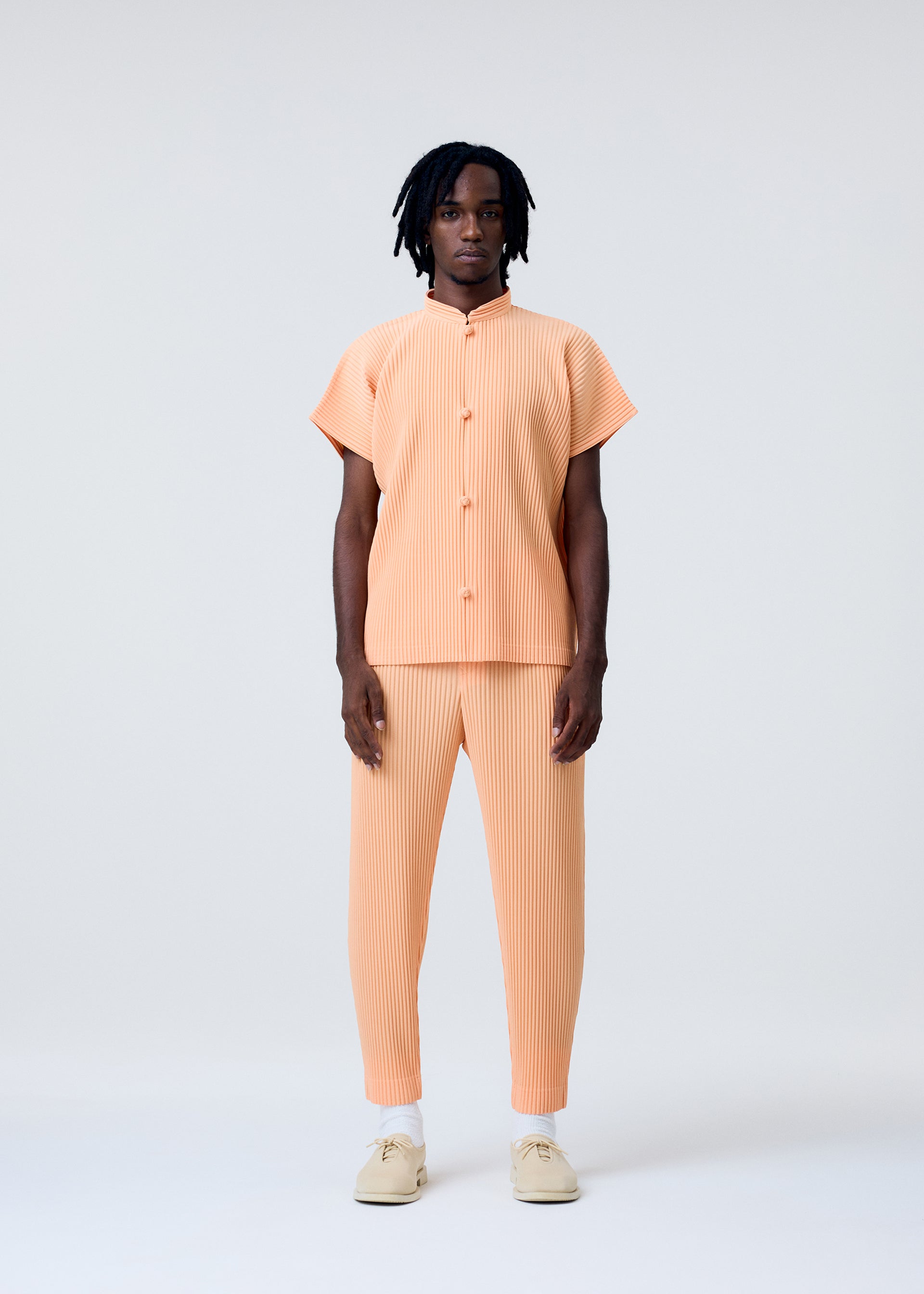 Issey Miyake Monthly Colors April kalhoty oranžová