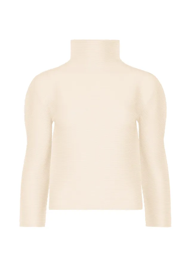 Issey Miyake Palette 13 plisovaný top off white